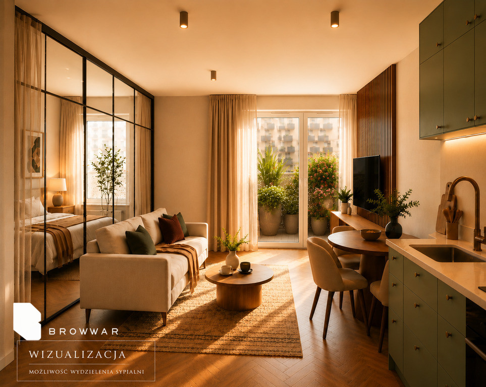 Wieża Jeżyce | 41m² | możliwość 2 pokoi